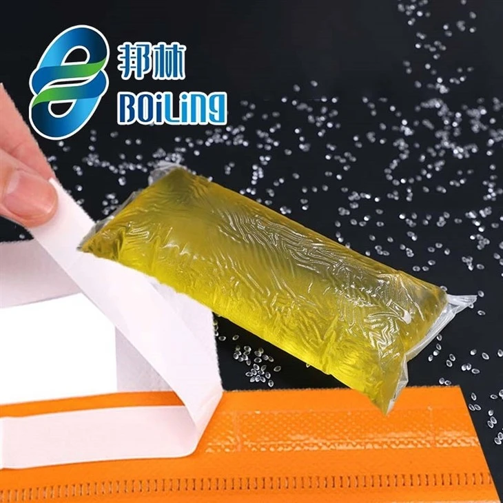 Yellow Hot Melt Adhesive Glue Block For Sealing Express Bag